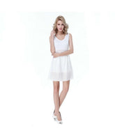 Fashionable V-neck and Sleeveless Dress for at itspleaZure